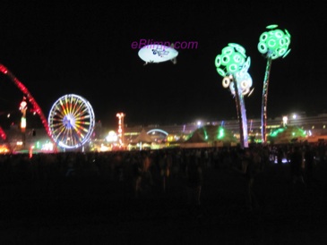 EDC electric daisy rc radio remote control blimp flying at las vegas party